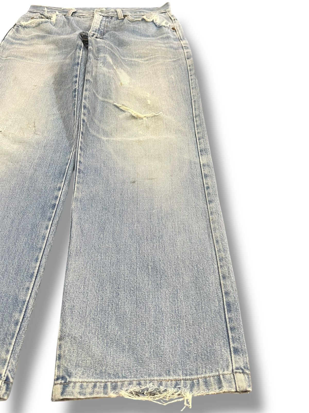 Beauty Beast × Big John × If Six Was Nine Vintage Big John Baggy Faded Denim Size US 32 / EU 48 - 4 Thumbnail