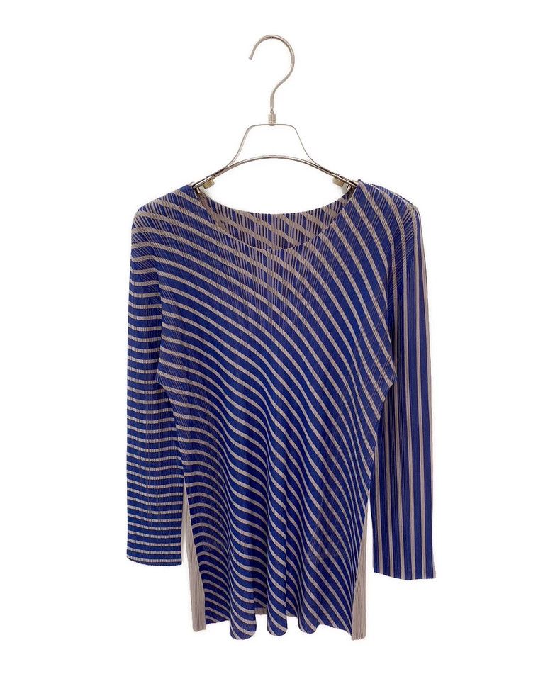Issey Miyake Issey Miyake size:3 Blue and purple twill two-color pleate Size XS / US 0-2 / IT 36-38 - 1 Thumbnail