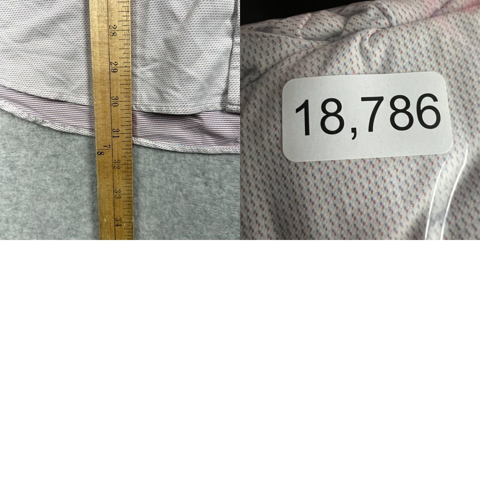 Rhone Rhone Commuter Shirt Stretch Long Sleeve XL Mens White Pattern Performance Size US XL / EU 56 / 4 - 8 Thumbnail