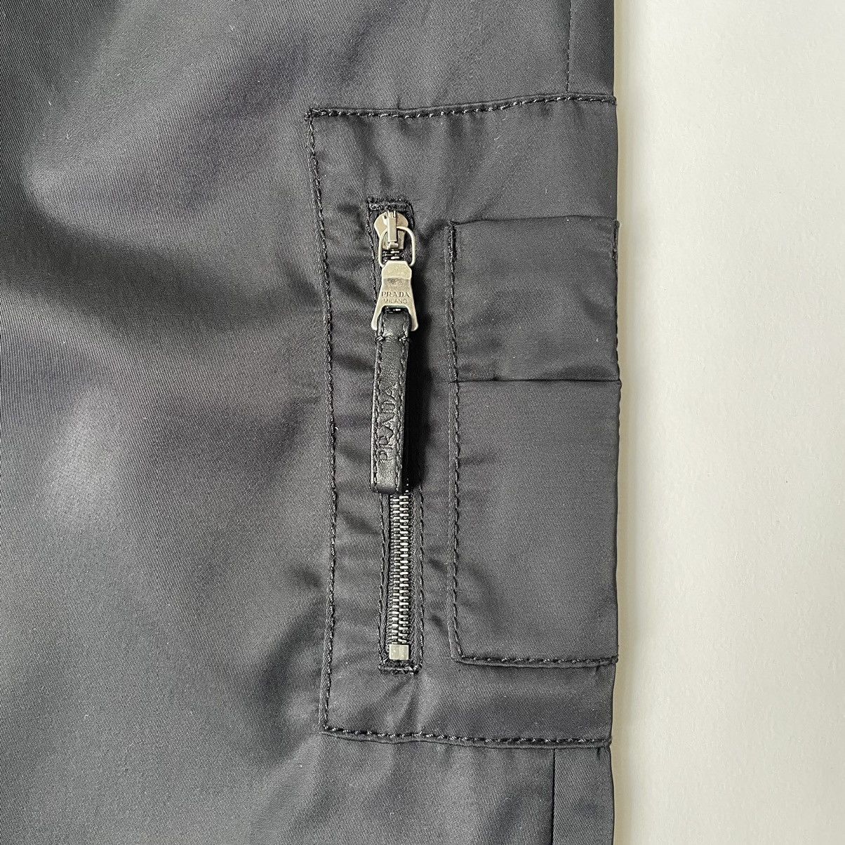 Prada A/W 06 Black Nylon MA-1 Cargo Trousers Size US 32 / EU 48 - 7 Thumbnail