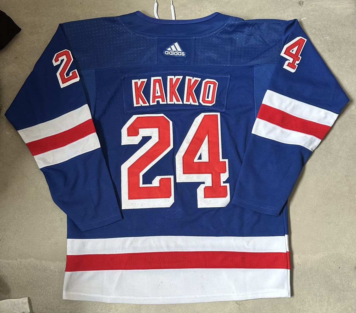 Adidas ADIDAS X NHL NEW YORK RANGERS KAAPO KAKKO JERSEY Size US L / EU 52-54 / 3 - 8 Thumbnail