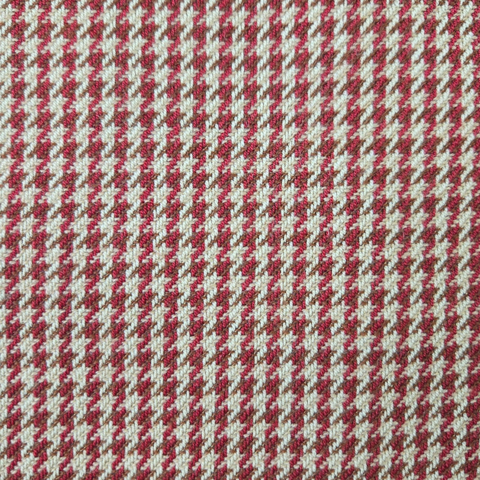 Ann Taylor Vintage Red Houndstooth Pencil Skirt Size 14 Size 36" / US 14 / IT 50 - 3 Thumbnail