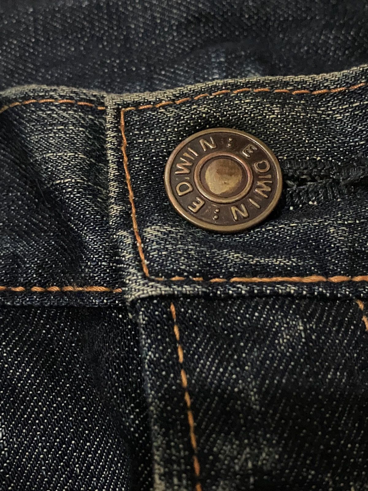 Edwin × Hysteric Glamour × Japanese Brand Edwin Japan 503 Regular Creased Line Whiskers Washed Size US 34 / EU 50 - 16 Thumbnail