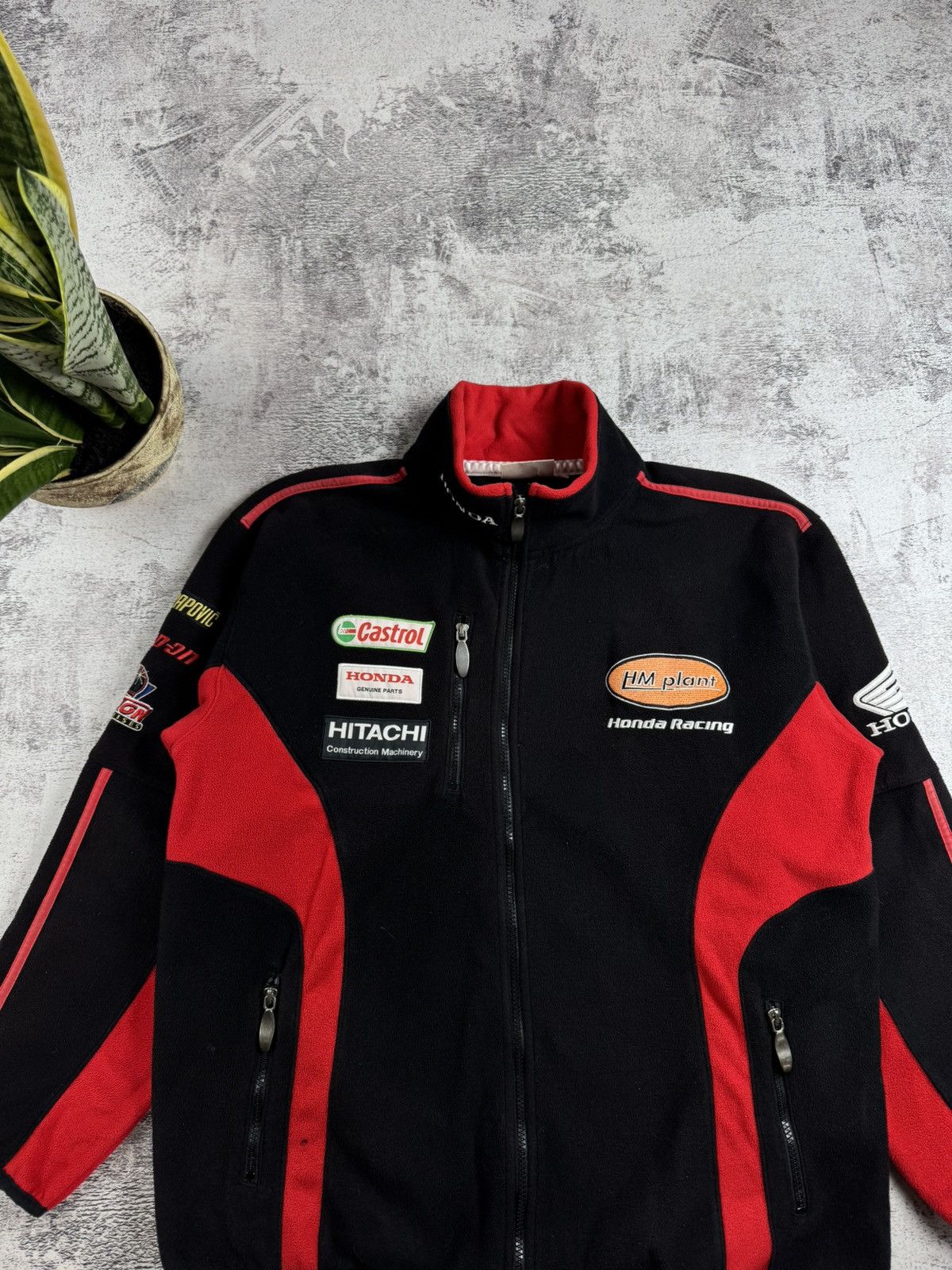 Honda Honda Formula 1 HM Plant Large Men’s Black Racing Jacket Fleece Pullover Hoodie Size US L / EU 52-54 / 3 - 6 Thumbnail