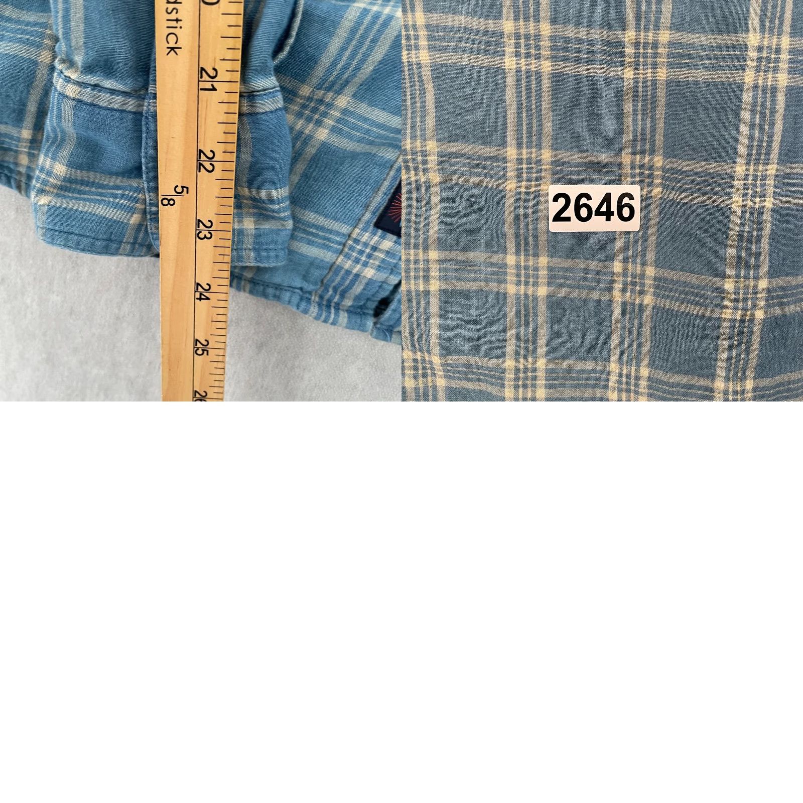 Faherty Faherty Shirt Adult Small Blue Reversible Button Up Long Sleeve Flannel Mens S Size US S / EU 44-46 / 1 - 8 Thumbnail