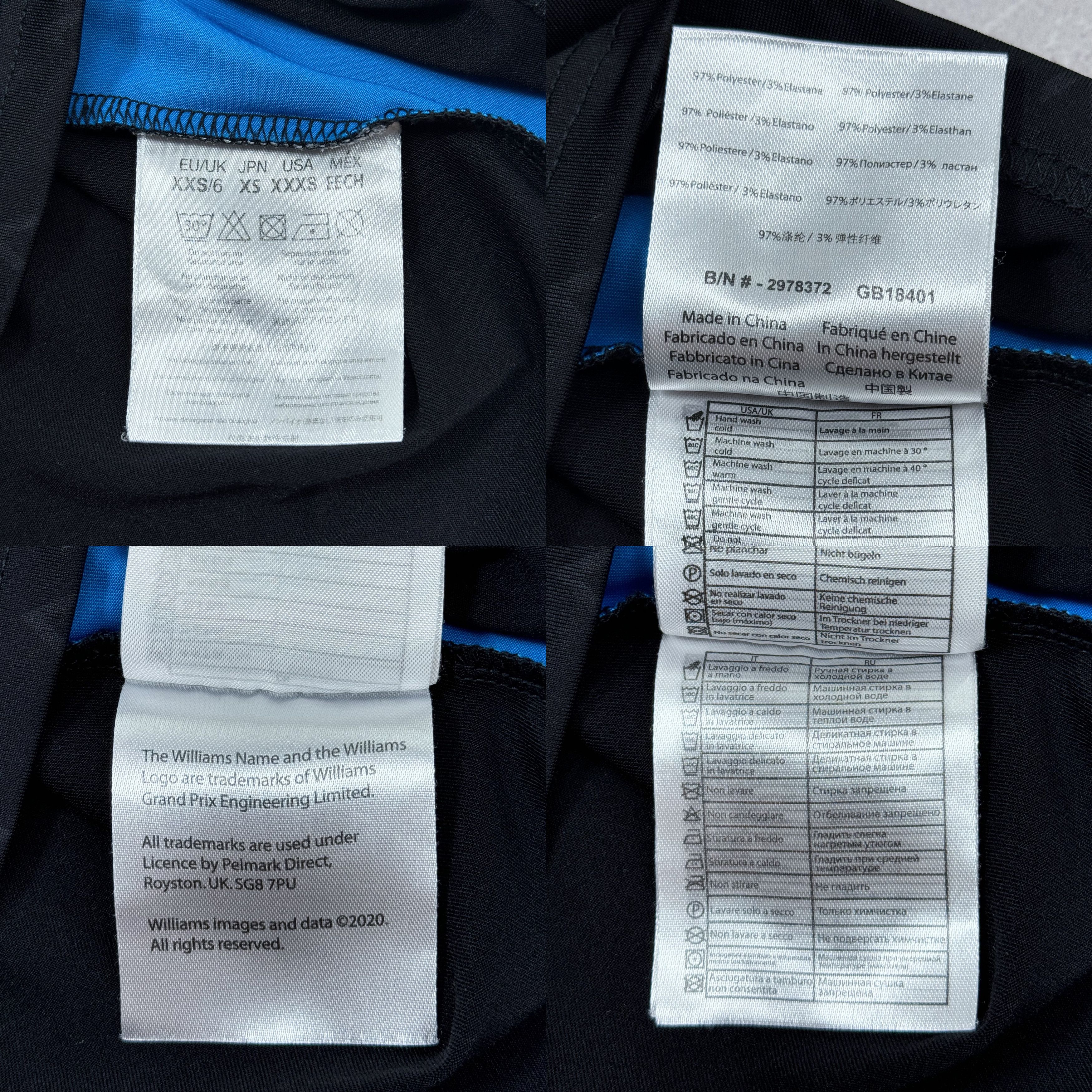 Formula 1 × Rokit AMG Mercedes-Benz Bogarts F1 Rokit Williams T-Shirt Woman Size M / US 6-8 / IT 42-44 - 23 Thumbnail