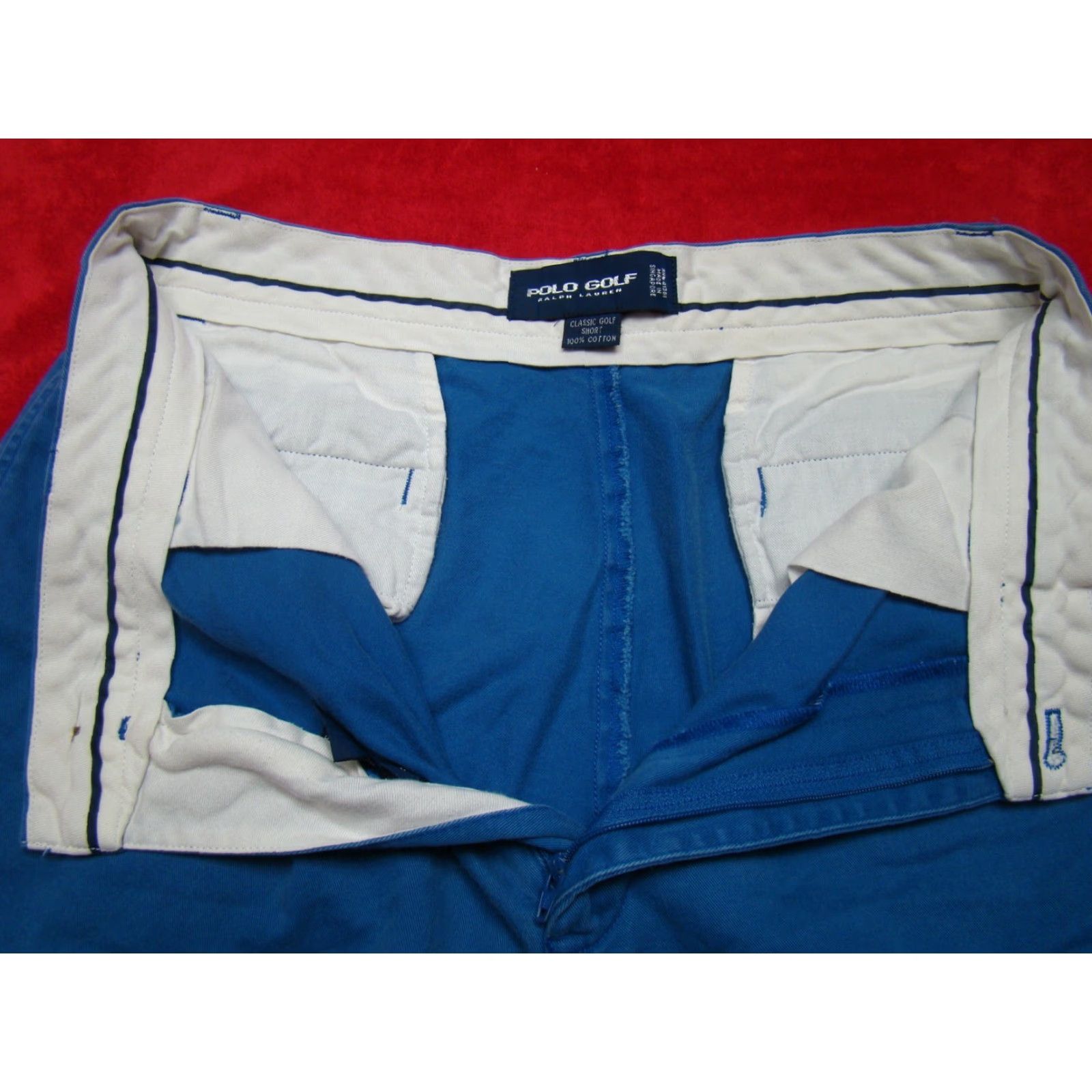 Ralph Lauren Ralph Lauren Polo Golf Mens Shorts Blue 32 Classic Fit Shield RL Size US XS / EU 42 / 0 - 2 Thumbnail