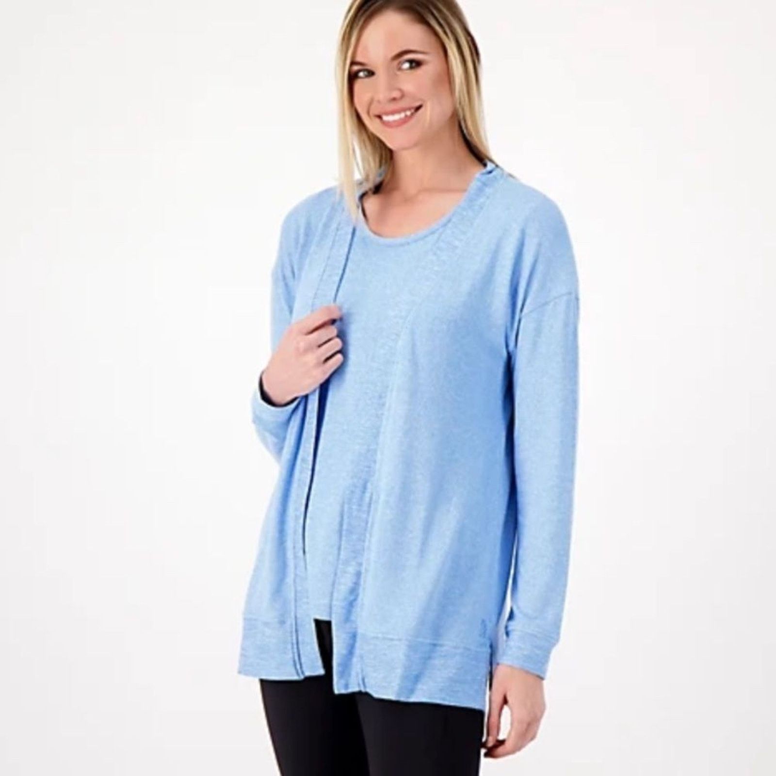 Other Cuddl Duds Seriously Soft Two-Piece Wrap Set sz S NEW # G568 Size S / US 4 / IT 40 - 2 Thumbnail