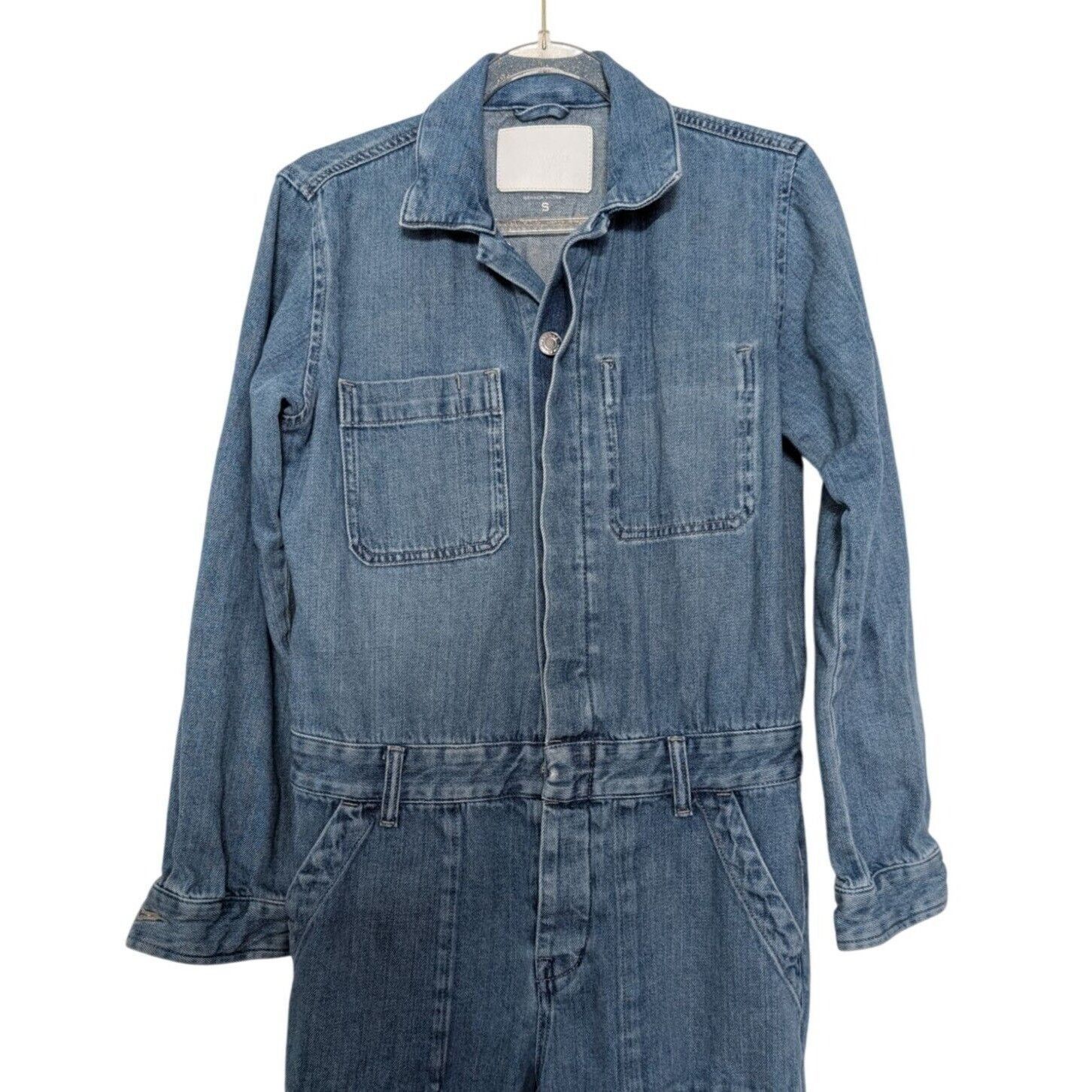 Everlane Everlane The Denim Coverall Womens Size Small Blue Size 34" / US 12 / IT 48 - 2 Thumbnail