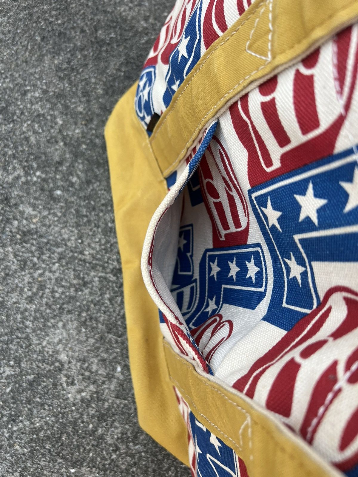 Hysteric Glamour Vintage Hysteric Glamour Duck Cotton Psychedelic Tote Bag Size ONE SIZE - 21 Thumbnail