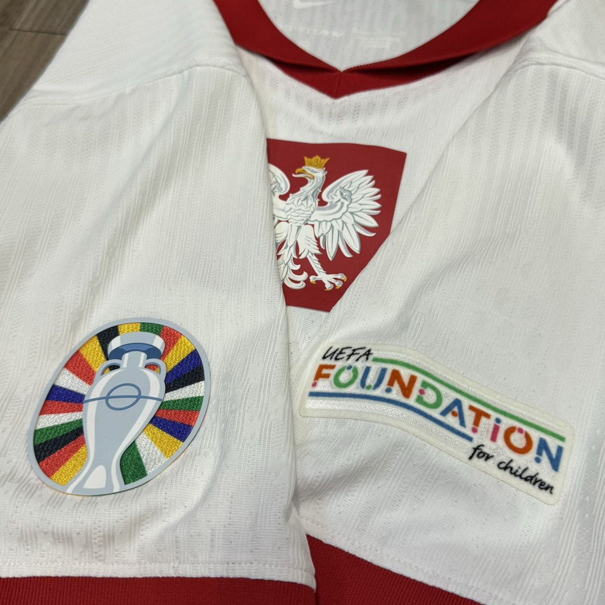 Nike Poland Euro2024 player issue home shirt #9 Lewandowski(bnwt) Size US XL / EU 56 / 4 - 4 Thumbnail