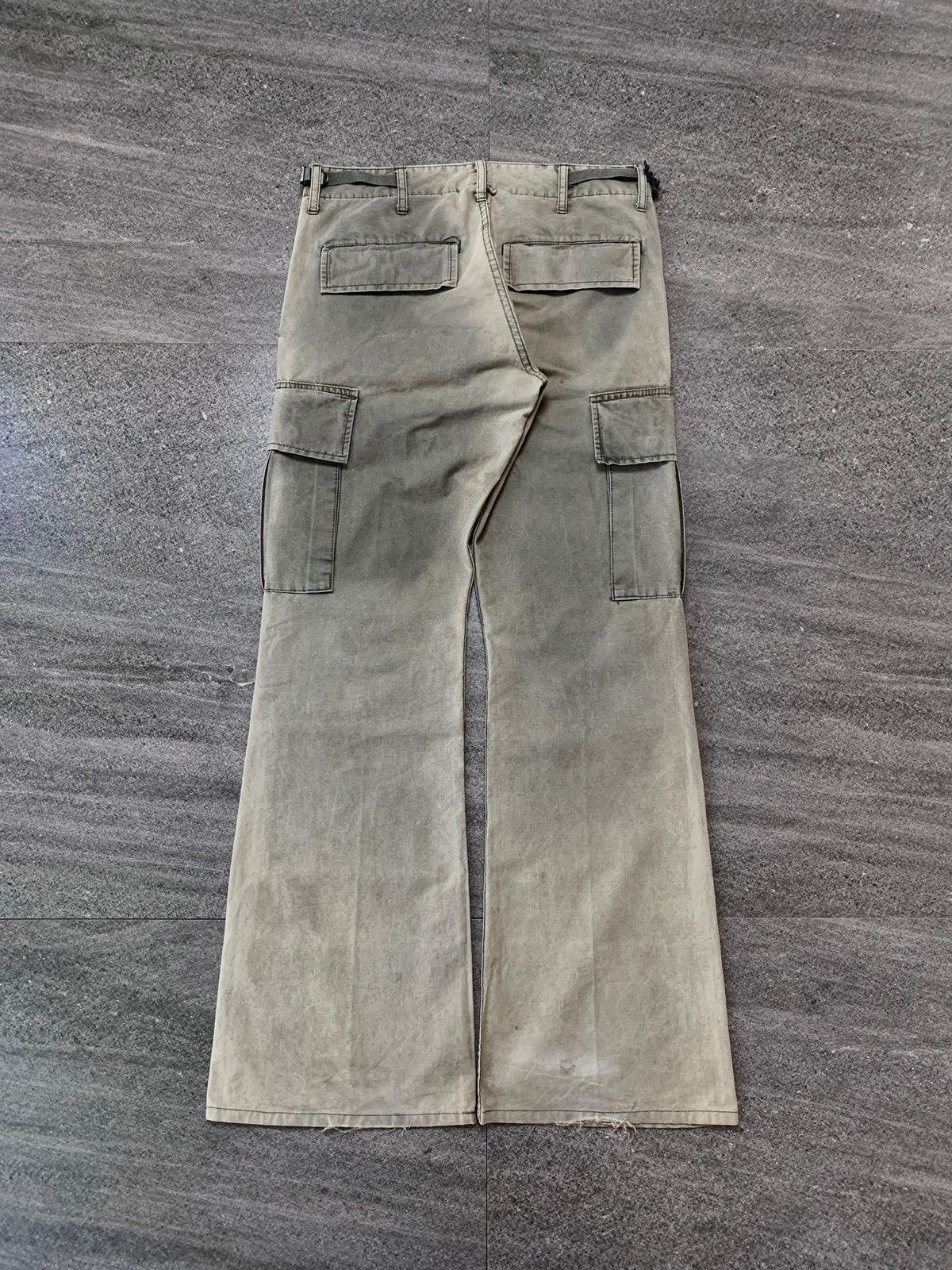 Kazuyuki Kumagai Attachment FREE TAX! Faded Cargo Flared Pants - 30” Size US 30 / EU 46 - 6 Thumbnail