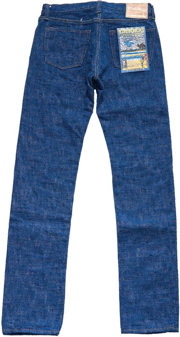 Samurai Jeans Samurai "Murakamo" 17oz Slim Straight Jeans [S710XX17oz-SLB] Size US 30 / EU 46 - 3 Thumbnail