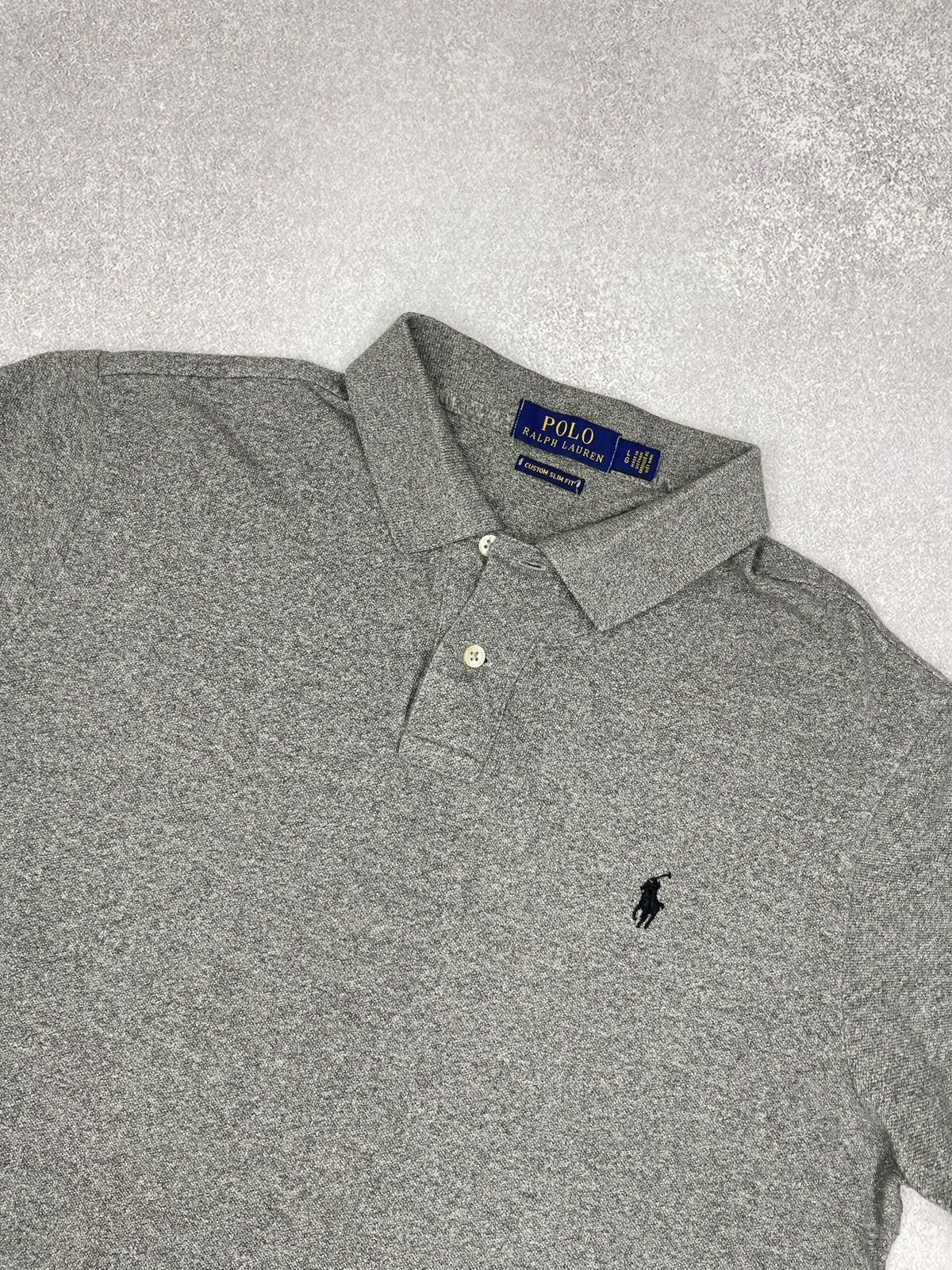 Polo Ralph Lauren Mens Polo Ralph Lauren Rugby Polo Grey Y2K RRL Size L Size US L / EU 52-54 / 3 - 4 Thumbnail