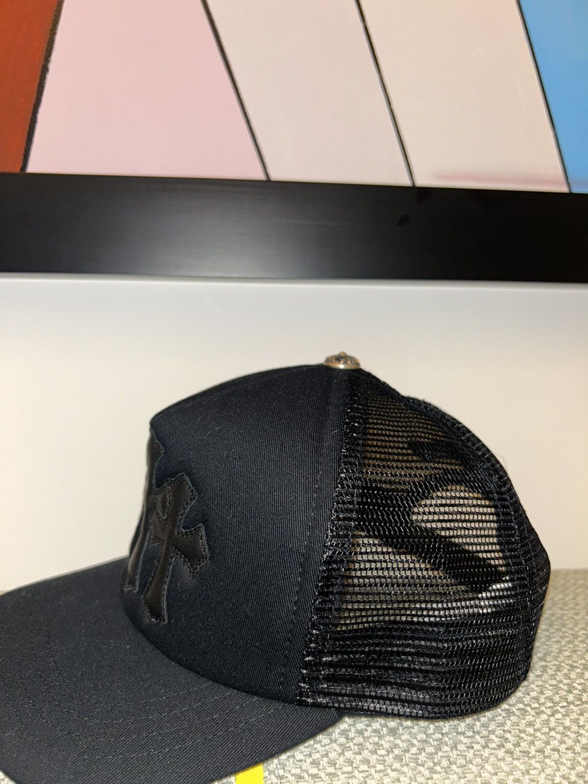 Chrome Hearts Crome Hearts Triple Cross Trucker Hat Size ONE SIZE - 2 Thumbnail