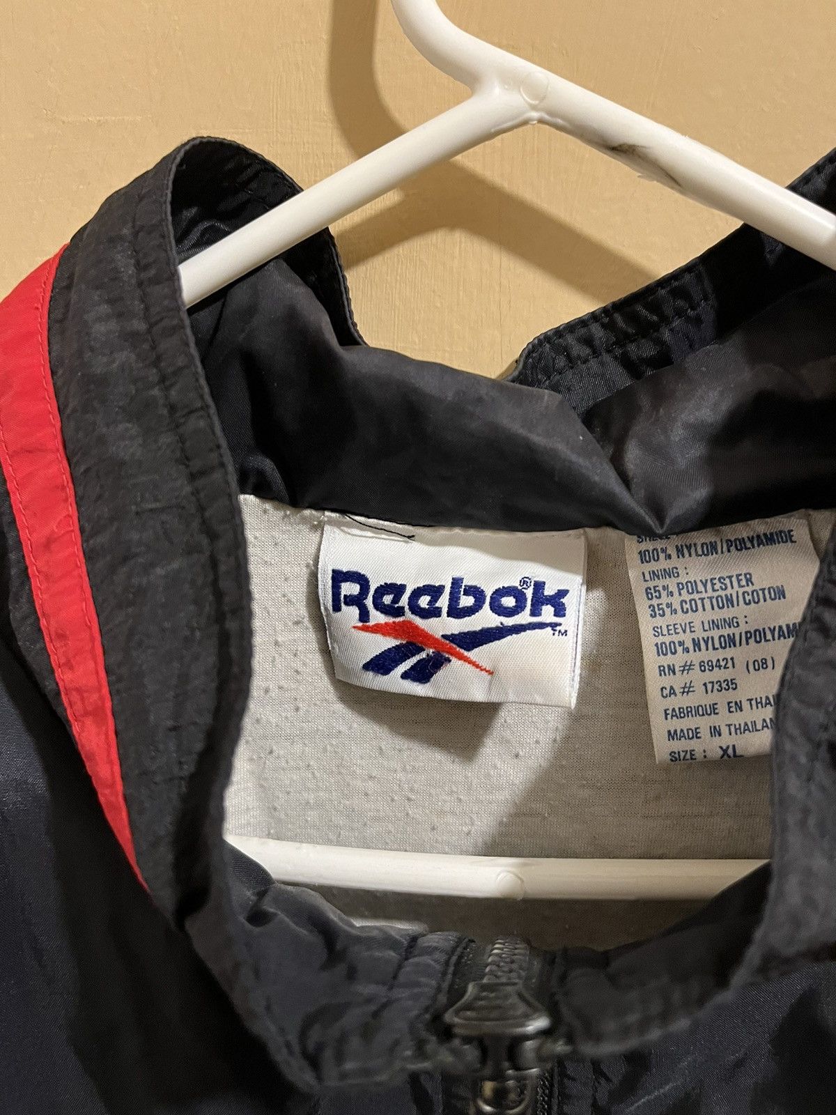 Reebok × Vintage Vintage Reebok windbreaker Size US XL / EU 56 / 4 - 3 Thumbnail
