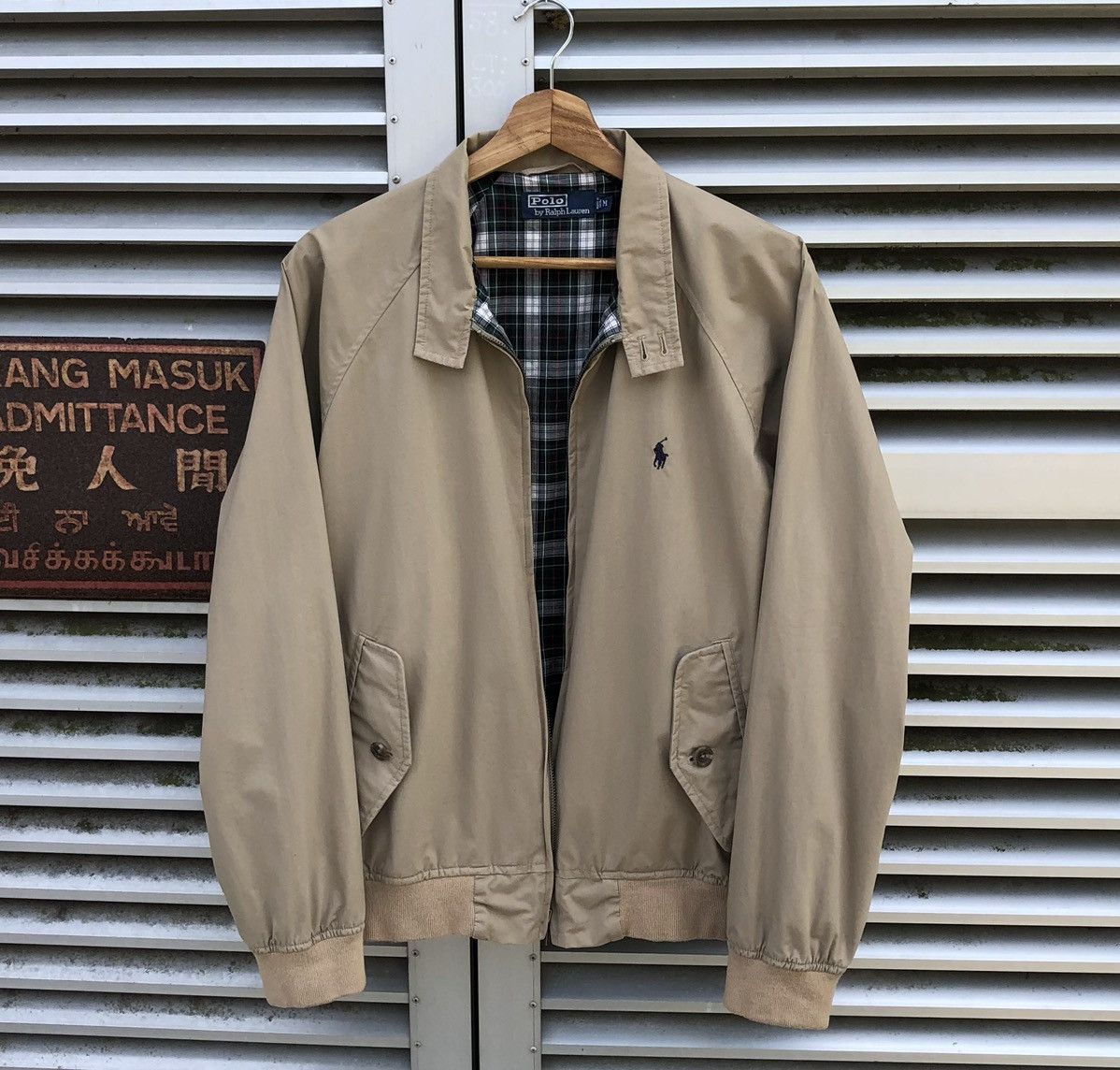Polo Ralph Lauren Vintage Polo Ralph Lauren Lined Checked Bomber Jacket Size US M / EU 48-50 / 2 - 3 Thumbnail