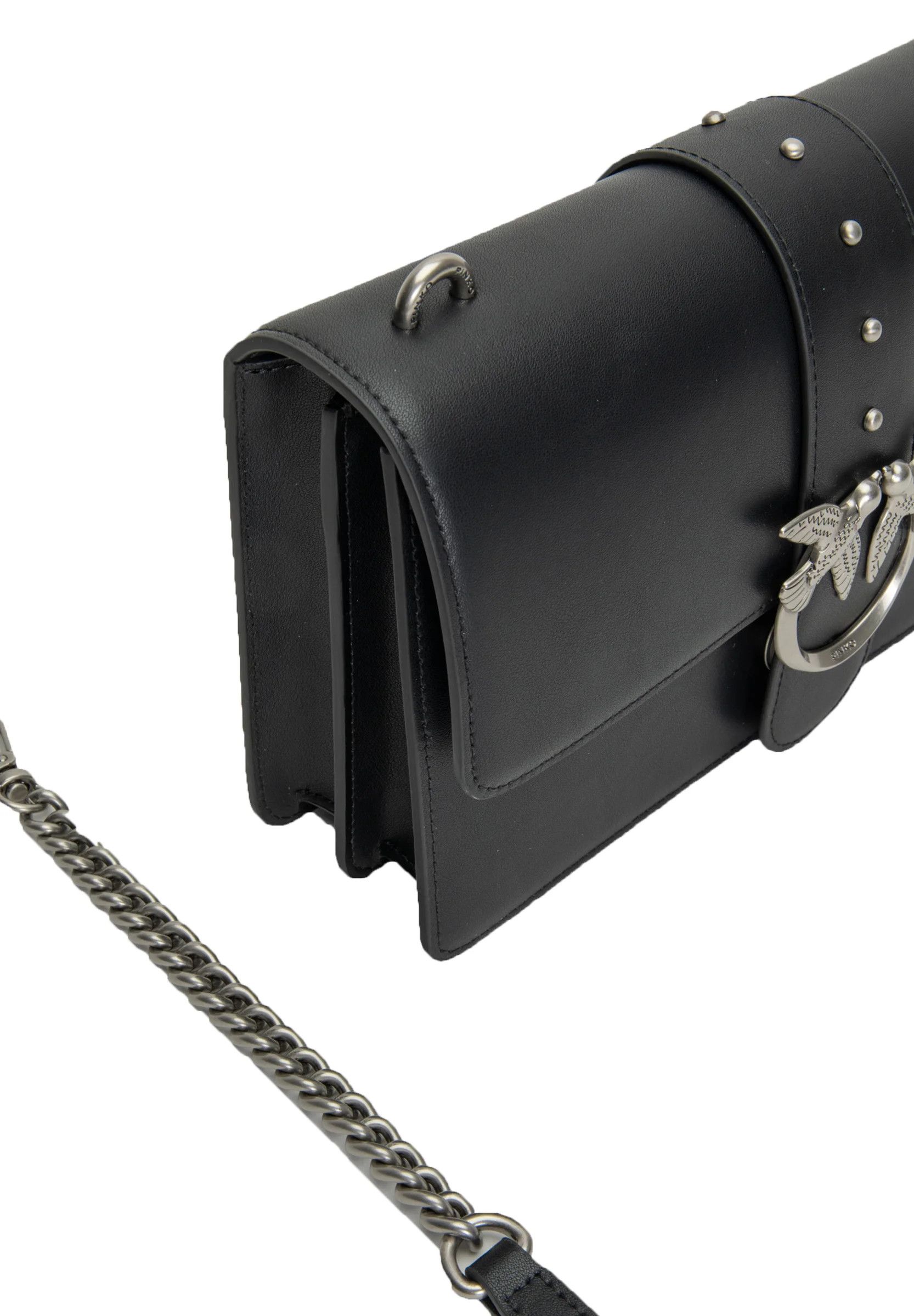 Pinko o1s22i1n0824 Size: OS / Classic Love Crossbody Bag in Black Size ONE SIZE - 3 Thumbnail