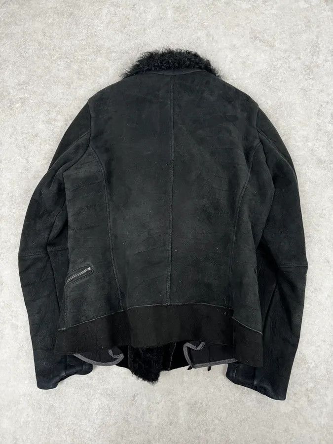 Diesel Diesel Sample Black Gold Astro Biker Shearling Asymmtrical Jacket Size US M / EU 48-50 / 2 - 4 Thumbnail