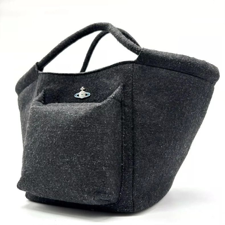 Vivienne Westwood Vivienne Westwood size os Dark grey woolen handbag Size ONE SIZE - 3 Thumbnail