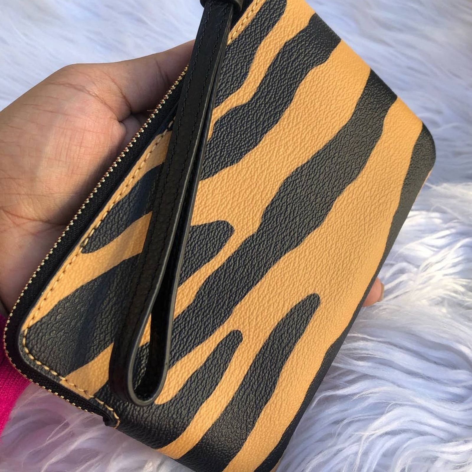 Coach New Coach Tiger Print Wrislet Size ONE SIZE - 2 Thumbnail