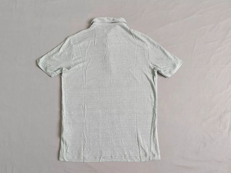 Ermenegildo Zegna Loro Piana Men's Linen Short Sleeve Polo- Size US S / EU 44-46 / 1 - 6 Thumbnail