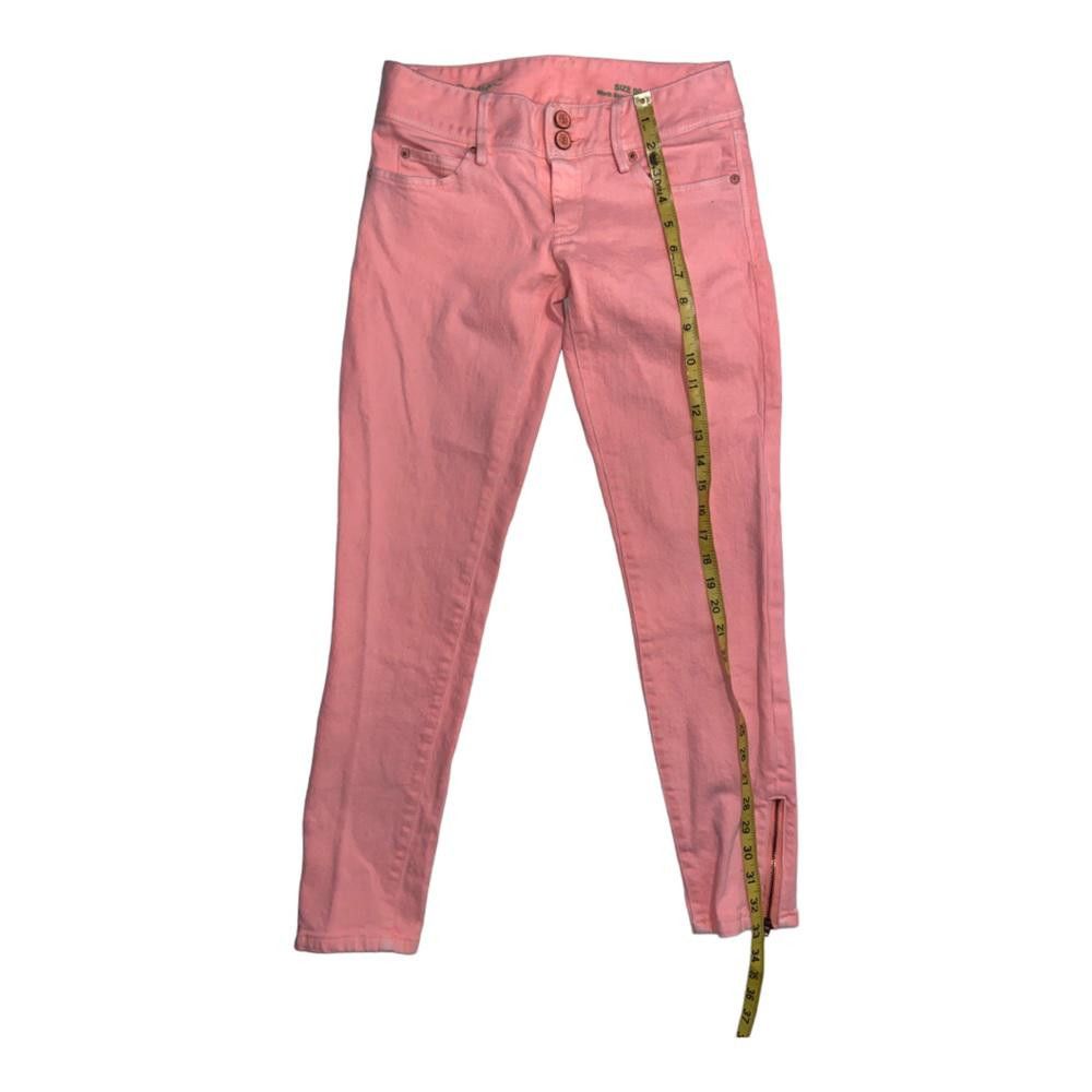 Designer Lilly Pulitzer l Worth Skinny Mini Zip Jeans Size 00 Size 24" / US 00 / IT 34 - 5 Thumbnail