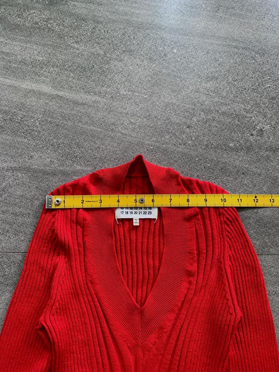 Maison Margiela FREE TAX! Line 4 Wool Ribbed Knit Sweater Size S / US 4 / IT 40 - 13 Thumbnail