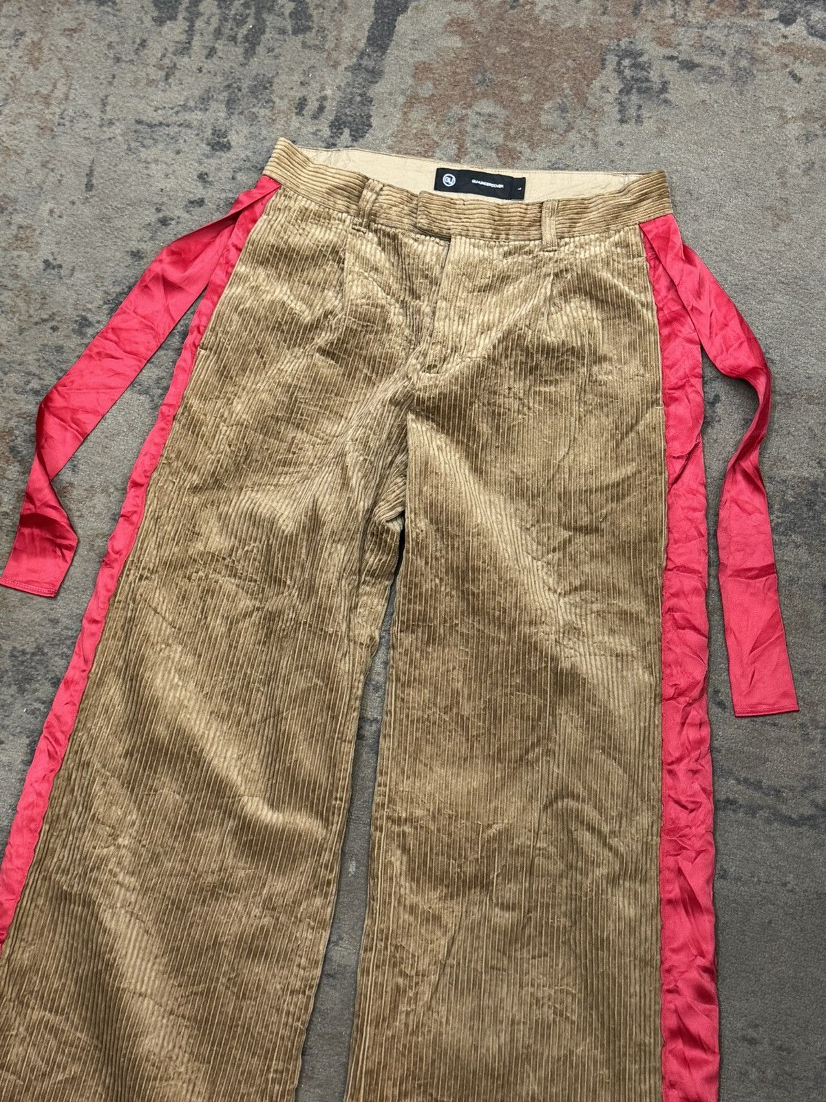 Jun Takahashi × Undercover GU UNDERCOVER CORDUROY PANTS FLARE Size US 30 / EU 46 - 3 Thumbnail