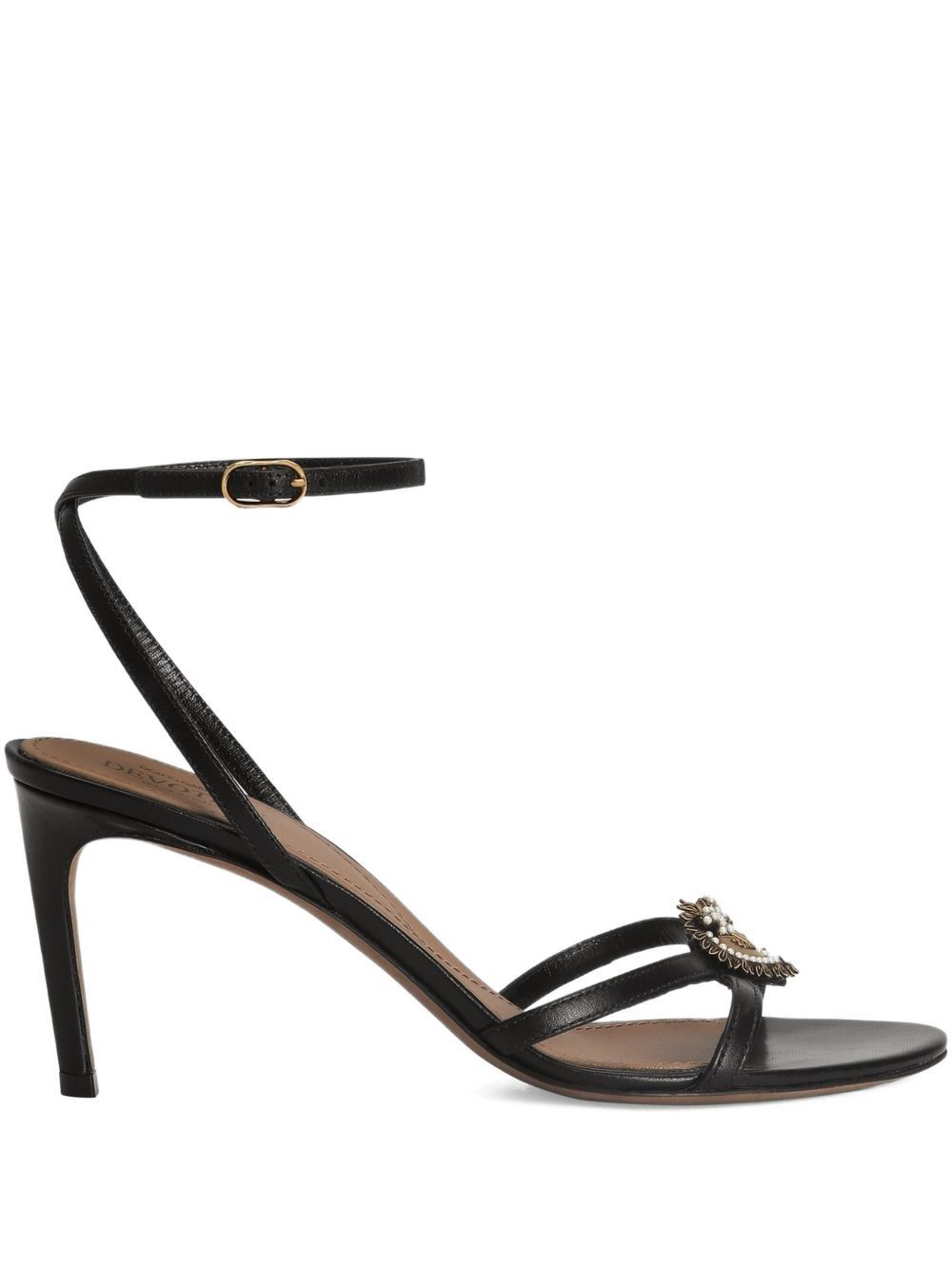 Dolce & Gabbana DEVOTION LEATHER SANDALS Size US 10 / IT 40 - 1 Thumbnail