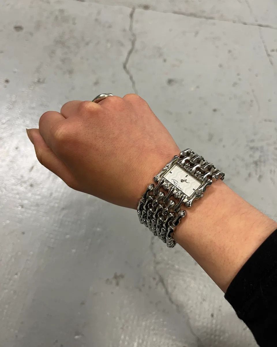 Roberto Cavalli Roberto Cavalli Silver Grey Chain Bracelet Watch Size ONE SIZE - 2 Thumbnail