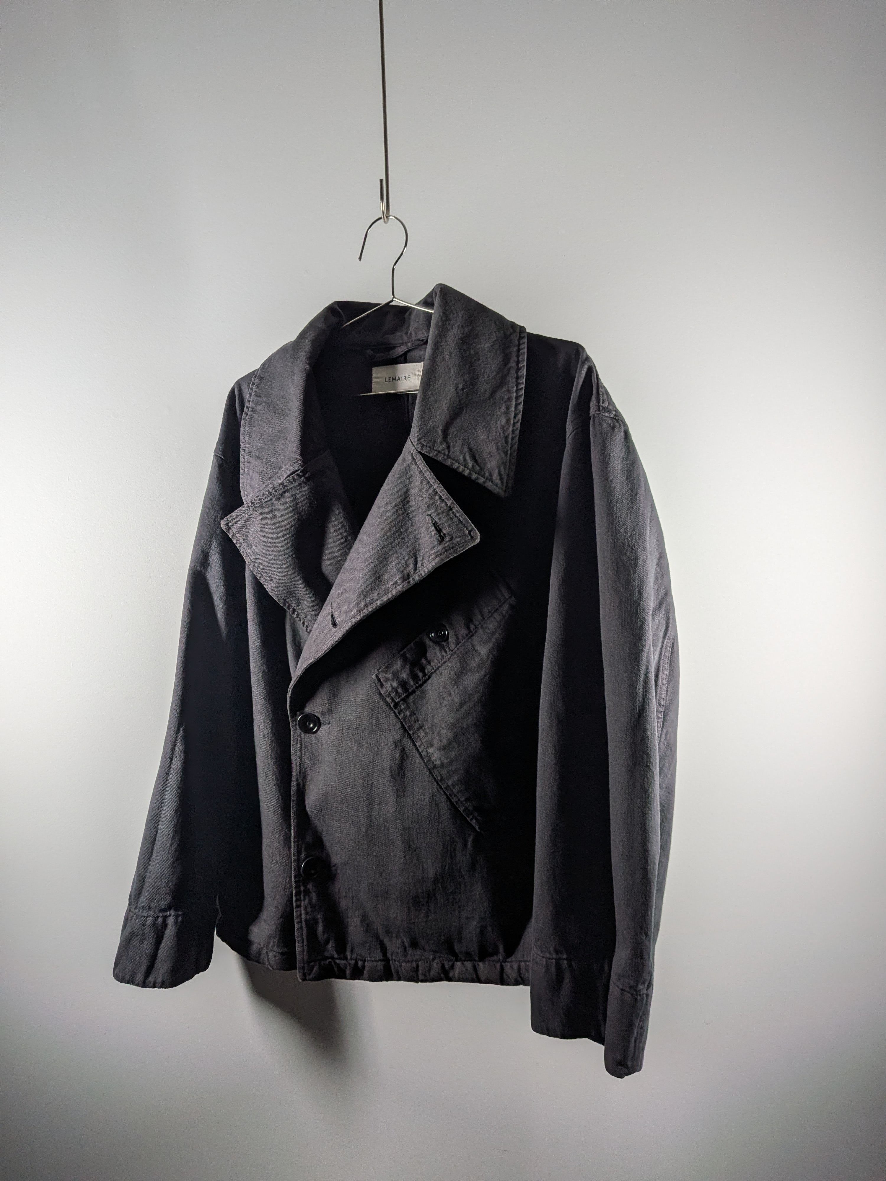 Lemaire Lemaire Gray Dispatch Heavy Denim Jacket Size US S / EU 44-46 / 1 - 1 Thumbnail