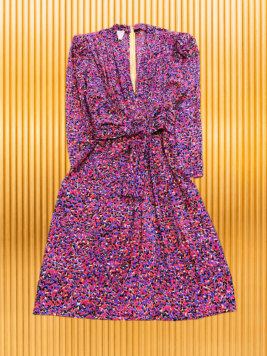 Vintage Vintage Francesca of Damon for Starington Dress PRINT Sz 10 Size L / US 10 / IT 46 - 1 Thumbnail