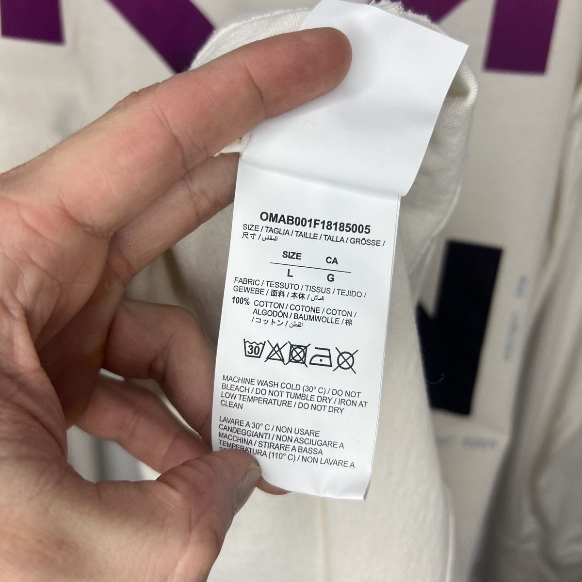 Off-White Off White 2019 Long Sleeve T Shirt Size US L / EU 52-54 / 3 - 12 Thumbnail