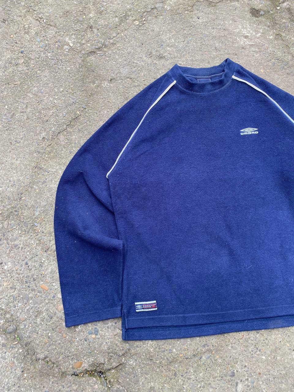Japanese Brand × Vintage Umbro Fleece Vintage Diesel style distressed sweatshirt Size US XL / EU 56 / 4 - 2 Thumbnail