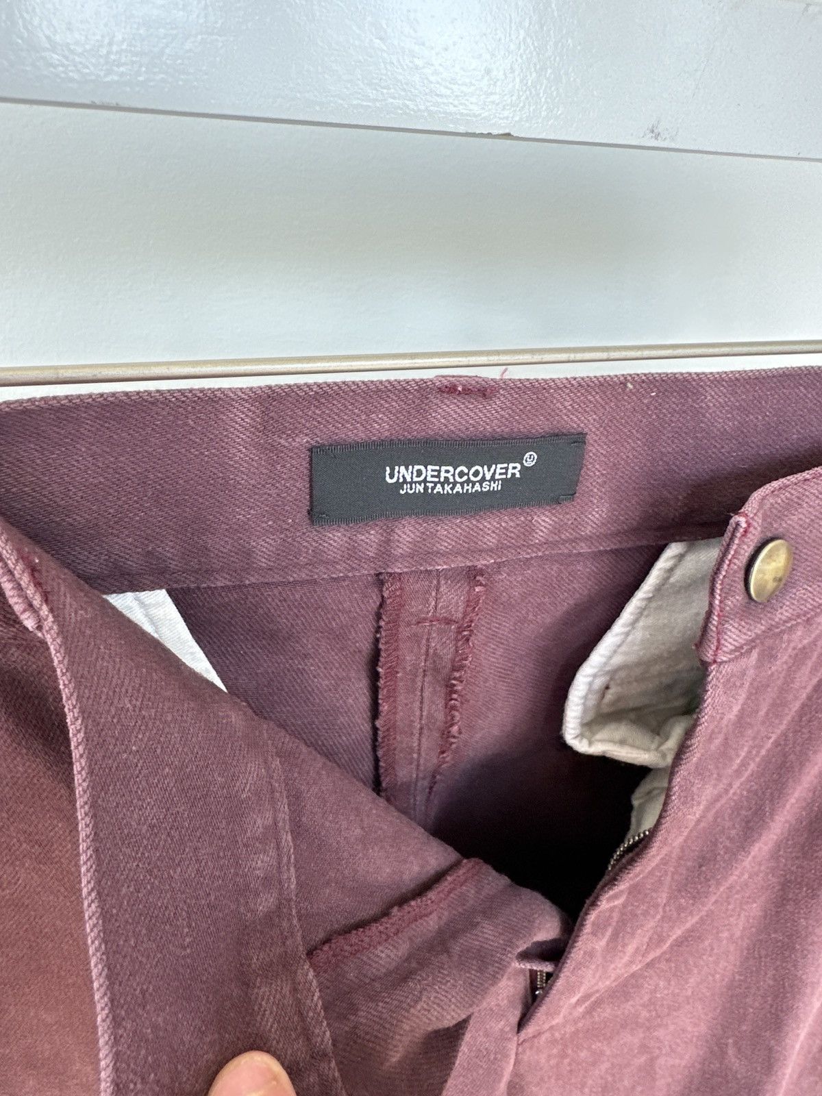 Undercover Wine colored Juna Takahashi x Undercover Size US 31 - 5 Thumbnail