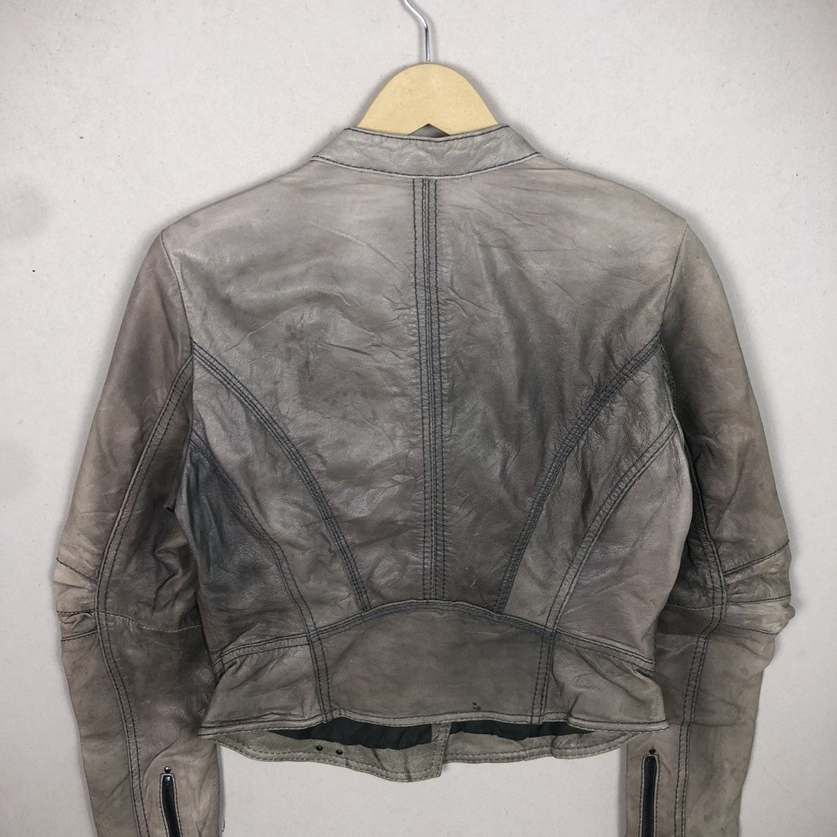 Bershka × Seditionaries Vintage Bershka Leather Jacket Size L / US 10 / IT 46 - 4 Thumbnail