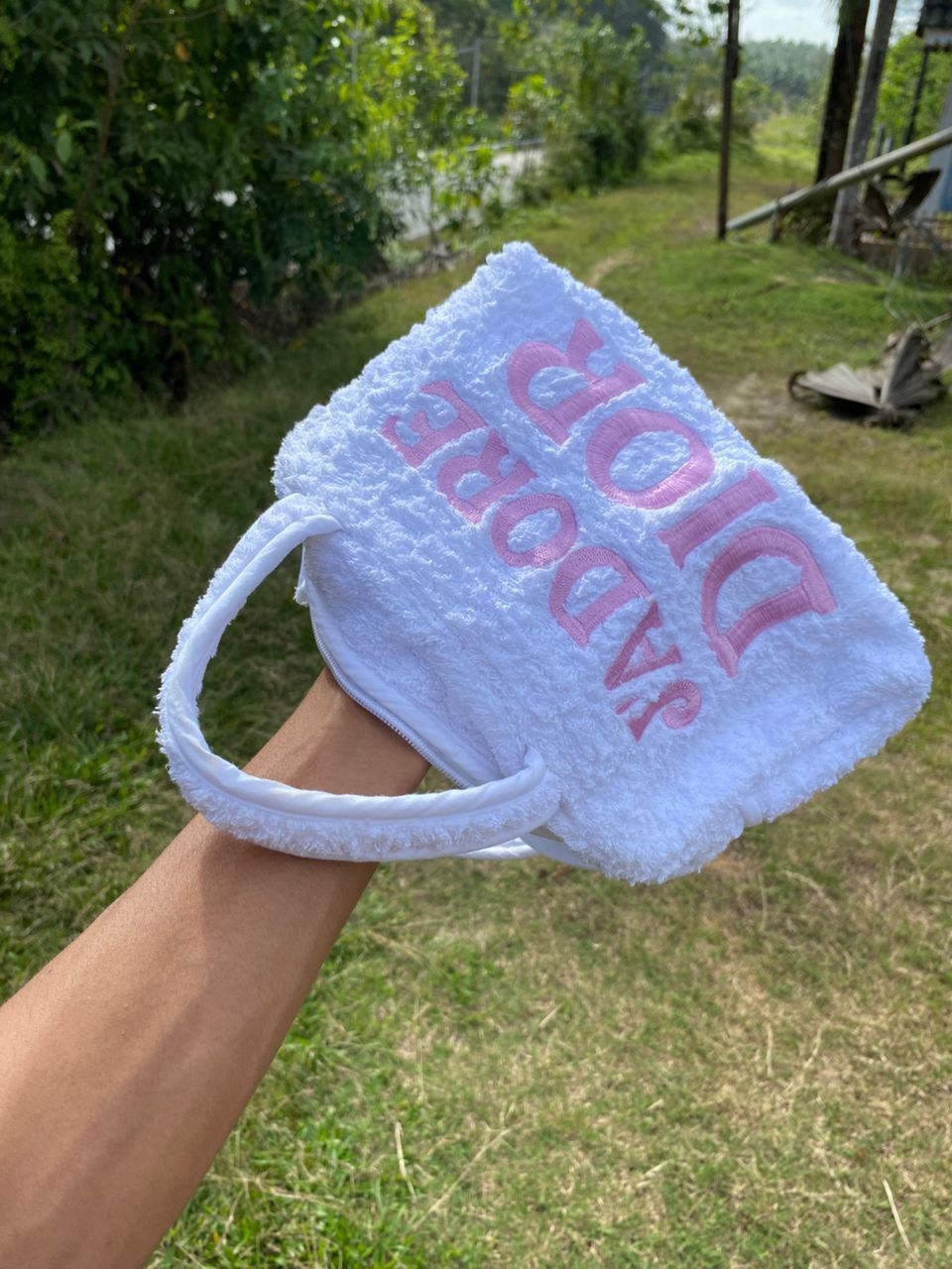 Dior Christian Dior J’adore Dior Terry Towel Bag Size ONE SIZE - 8 Thumbnail