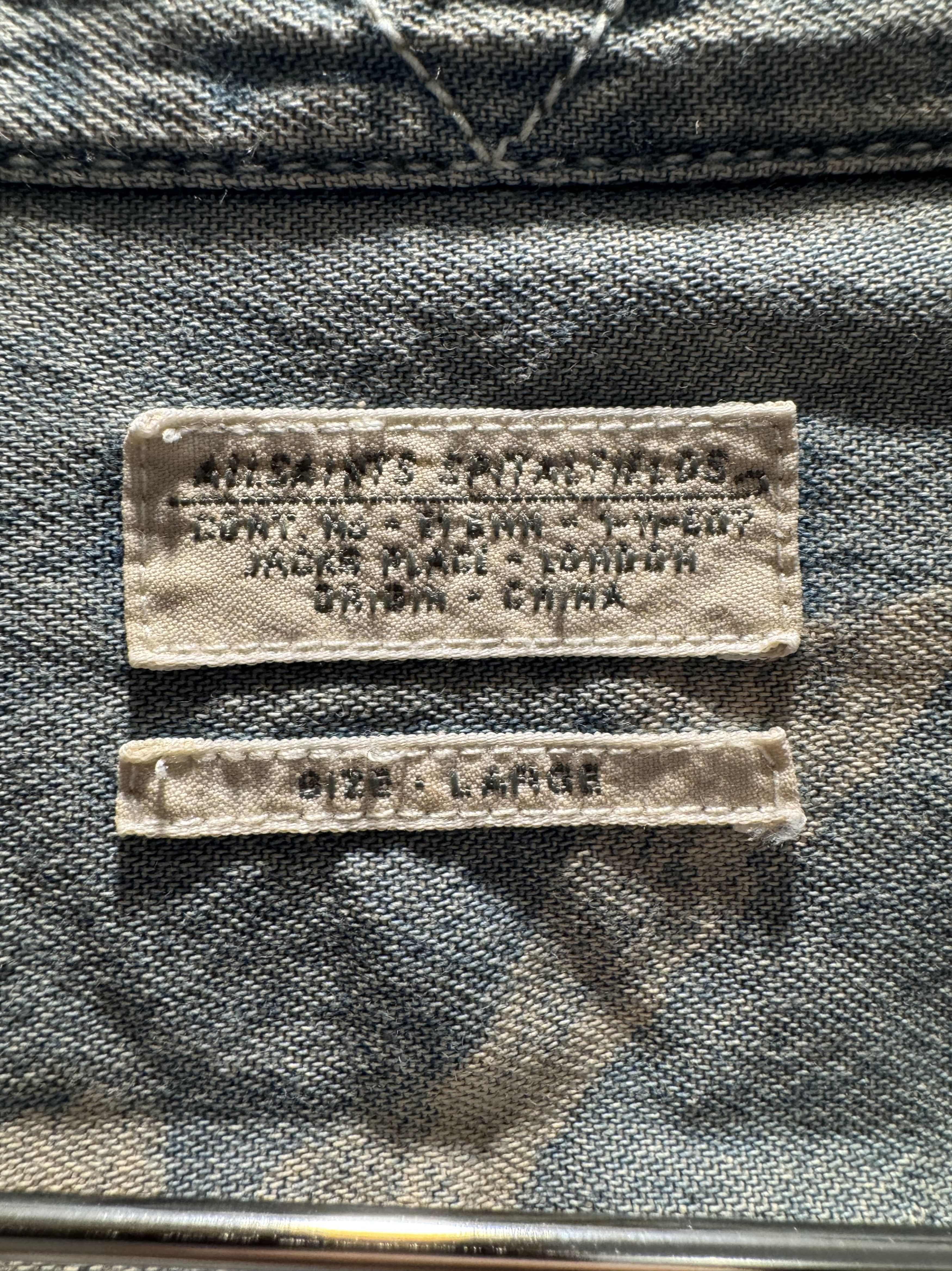Allsaints Allsaints Spitalfields Dove Shirt Size US L / EU 52-54 / 3 - 3 Thumbnail