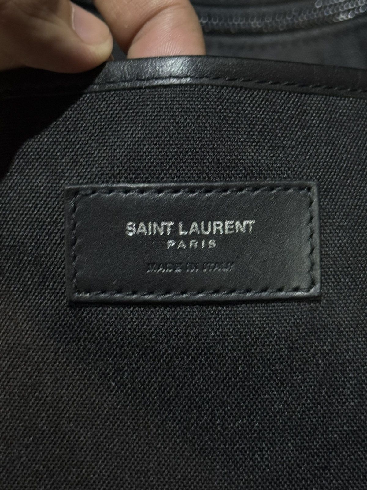 Saint Laurent Paris SAINT LAURENT UNIVERSITY PATCH BACKPACK Size ONE SIZE - 9 Thumbnail