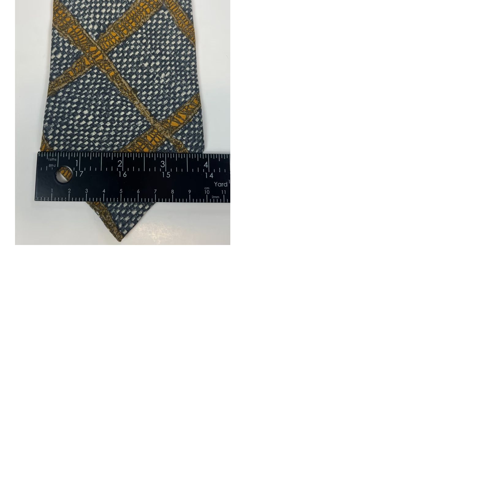 Ermenegildo Zegna Ermenegildo Zegna Silk Tie Geometric Made in Italy Mens Tie, Multicolor, 58.25" Length, 4" Width, Classic Length, 100% Silk Size ONE SIZE - 9 Thumbnail