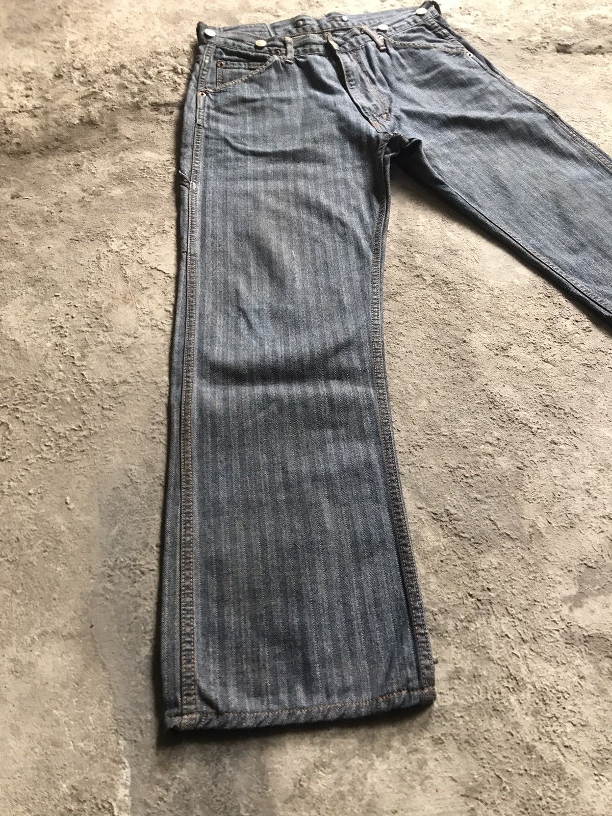 Hysteric Glamour ⚡️Hysteric Glamour Kinky Carpanter Herringbone Baggy- W32 Size US 32 / EU 48 - 2 Thumbnail