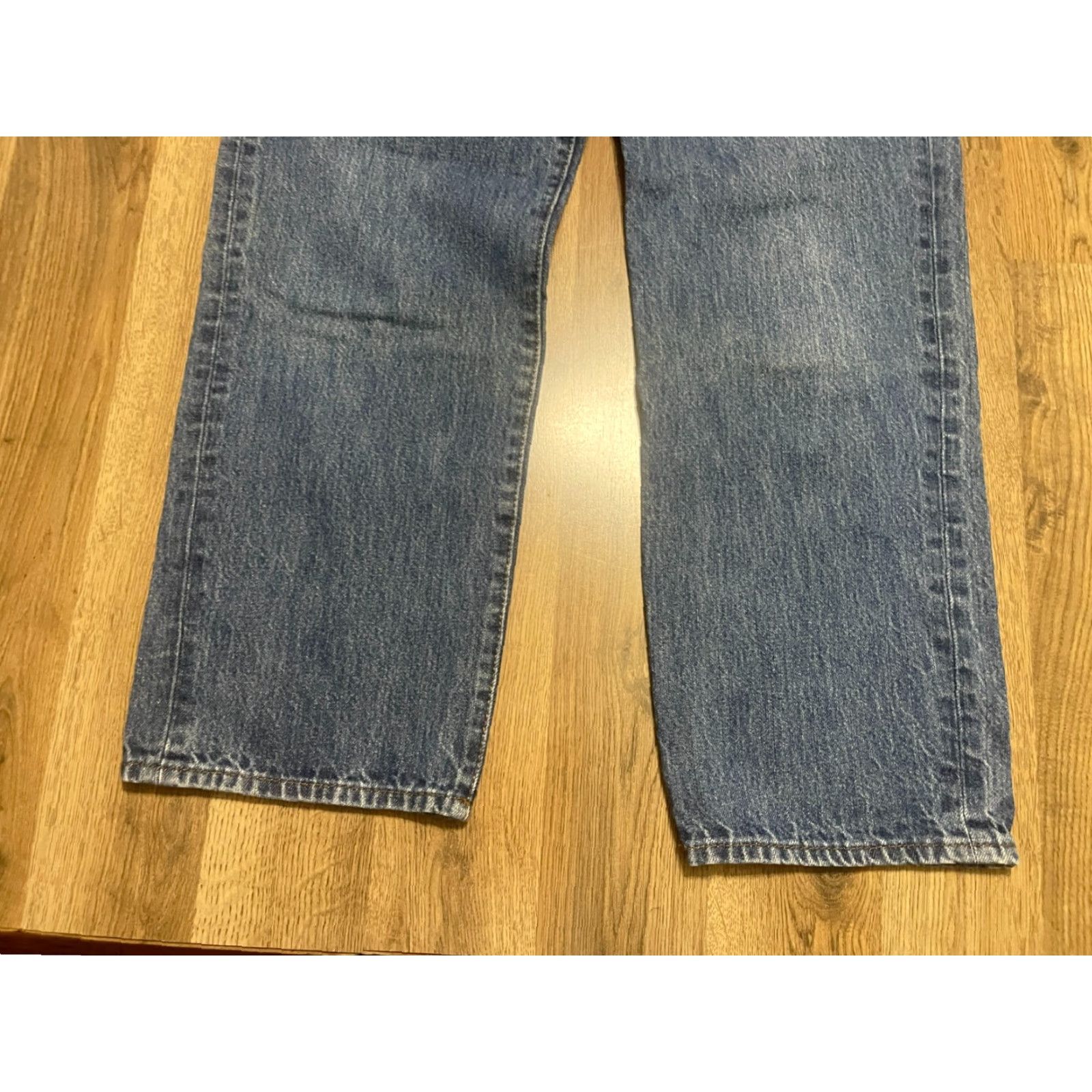 Chaps CHAPS Jeans Men's 36x30 Blue Denim Straight Leg 5-Pockets Dark Wash Regular Inseam 30 in Jeans Mens Size US 36 / EU 52 - 3 Thumbnail