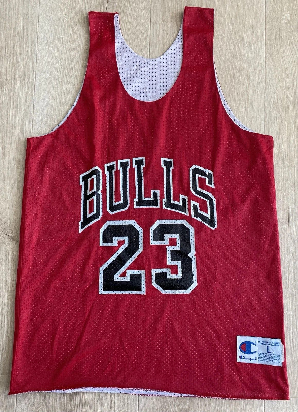 Champion Vintage 90s Champion Chicago Bulls Michael Jordan Jersey Size US L / EU 52-54 / 3 - 1 Thumbnail