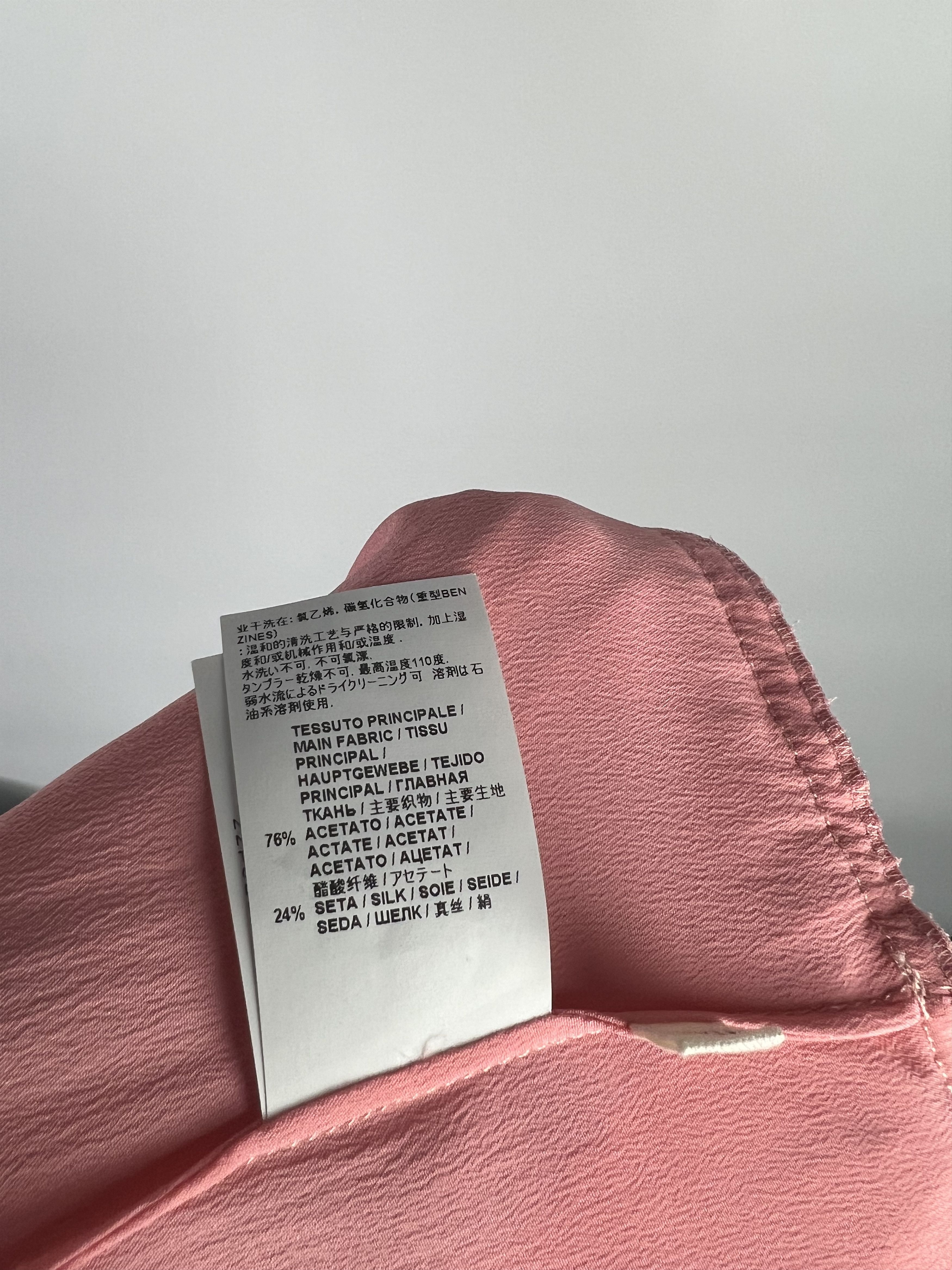 Marni Marni Pink Ruffled Silk Button Sleeveless Dress Size 40 Size S / US 4 / IT 40 - 13 Thumbnail