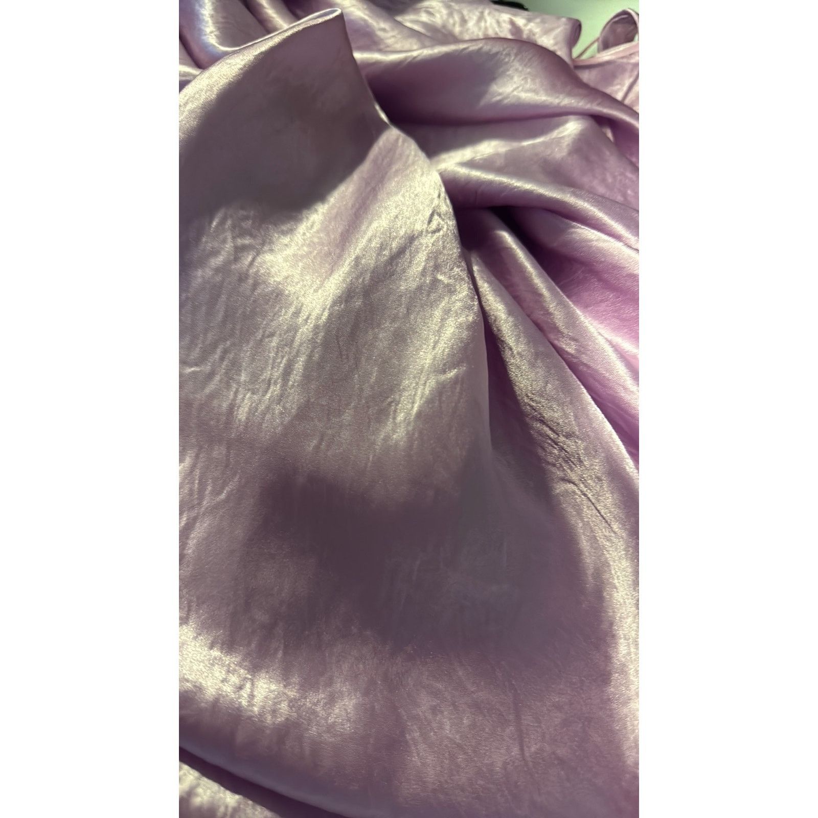 Vince VINCE Crinkled satin maxi dress Lilac Size L / US 10 / IT 46 - 6 Thumbnail