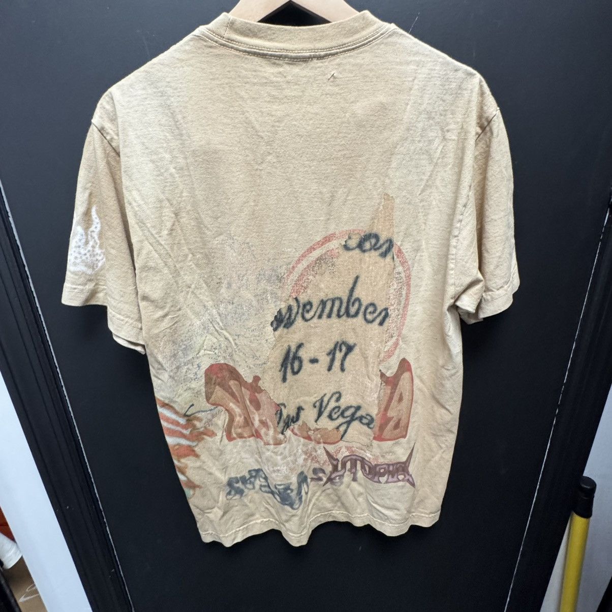 Travis Scott Travis Scott Bazaar Souvenir Tee Brown Size US M / EU 48-50 / 2 - 2 Thumbnail