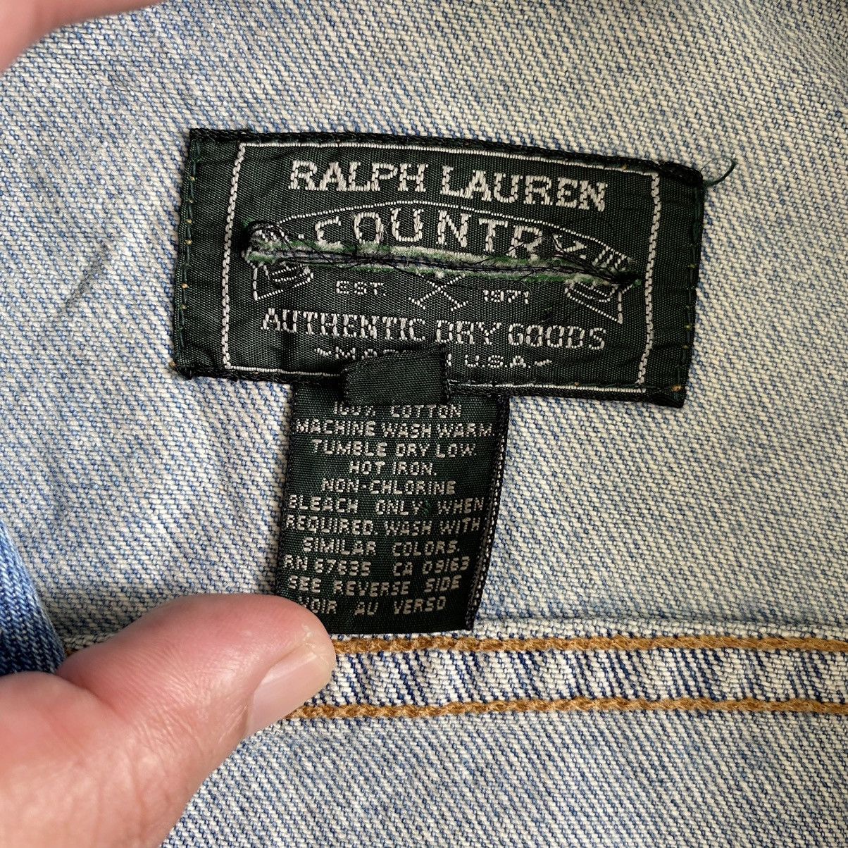 Polo Ralph Lauren Vintage 90’s Polo Ralph Lauren Country Western Denim Jacket Size L / US 10 / IT 46 - 16 Thumbnail