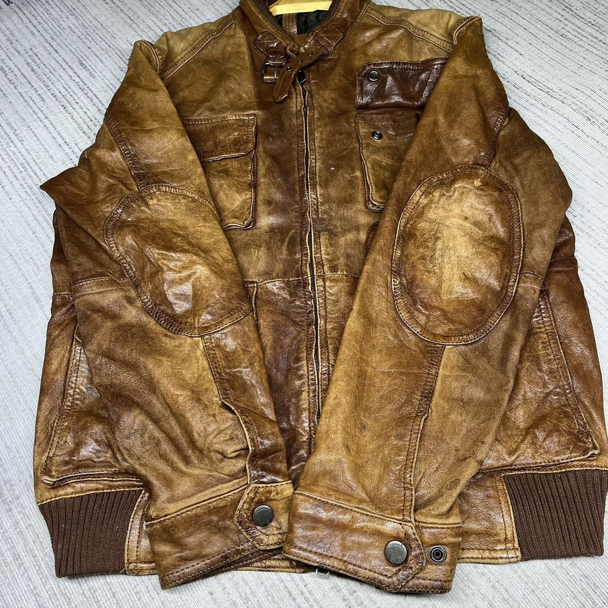 Massimo Dutti Massimo Dutti Brown motorcycle Leather Jacket Size US M / EU 48-50 / 2 - 8 Thumbnail