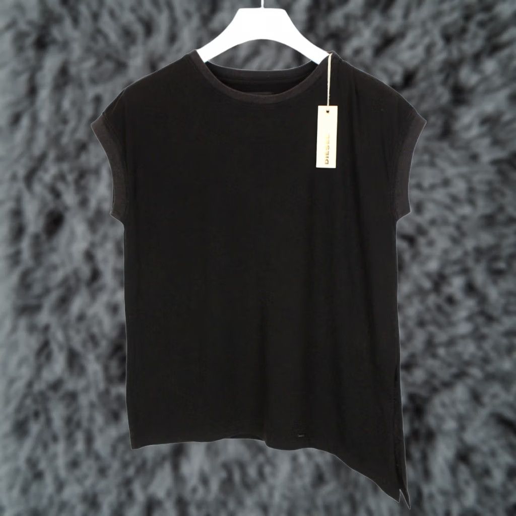 Diesel DIESEL T-Shirt Women Small Black Crew Neck Sleeveless Size S / US 4 / IT 40 - 1 Thumbnail